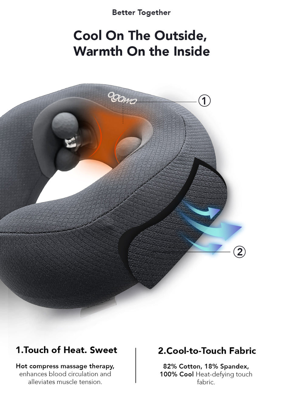 OGAWA Cosier Travel Massage Pillow – Ogawa Mindanao